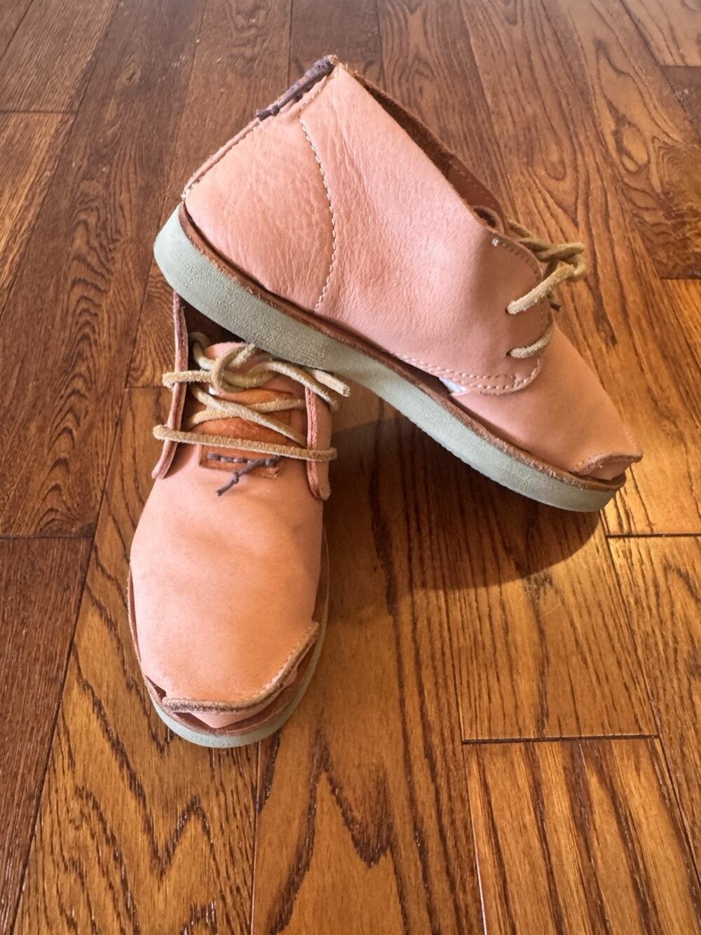 Satorisan Benirras Mid Astex Ankle Women's Shoes EU 37 US 7 Peach Pink Leather